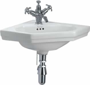 Corner 59.8cm Cloakroom Basin view 3