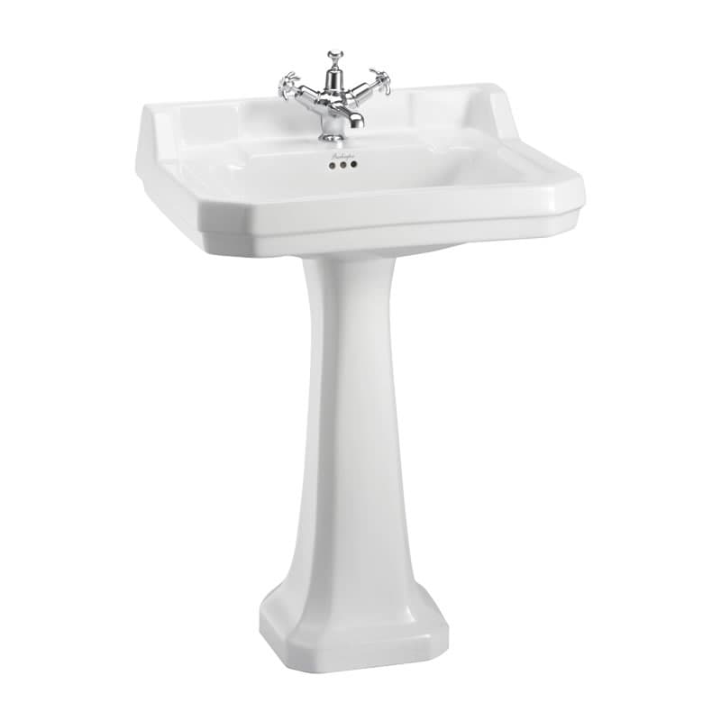 Edwardian 61cm Basin & Standard Pedestal