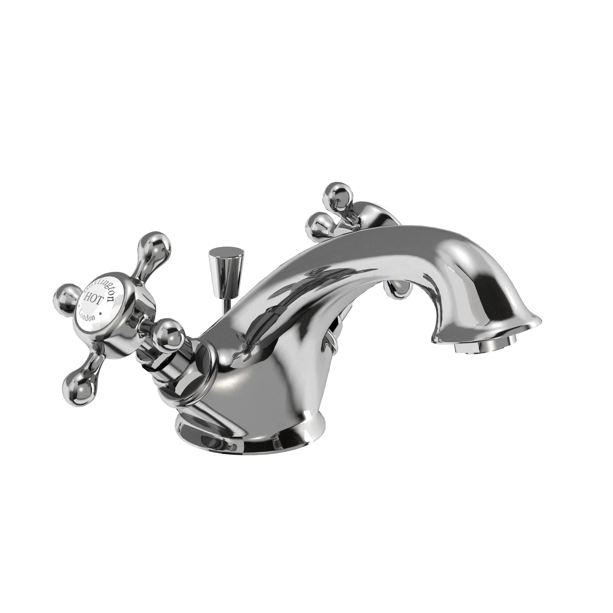 Stafford Mono Basin Mixer with Pop-up Waste (including the handles)