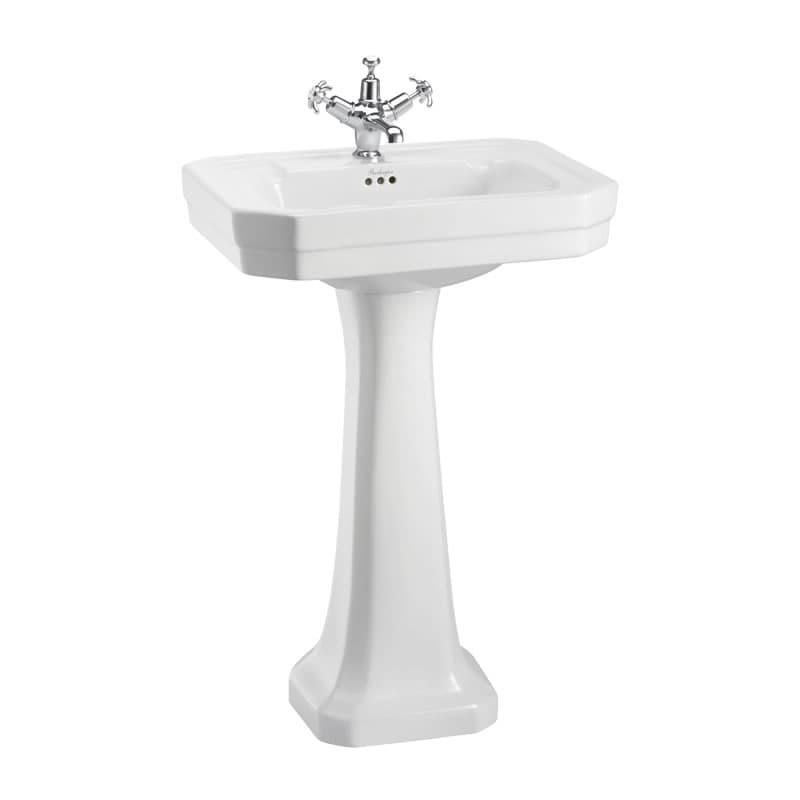Victorian 56cm Basin & Standard Pedestal
