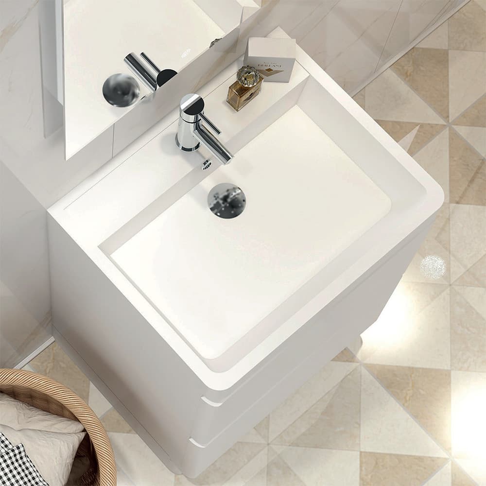 Ivo/Ivan 600x480mm basin with one tap hole view 2