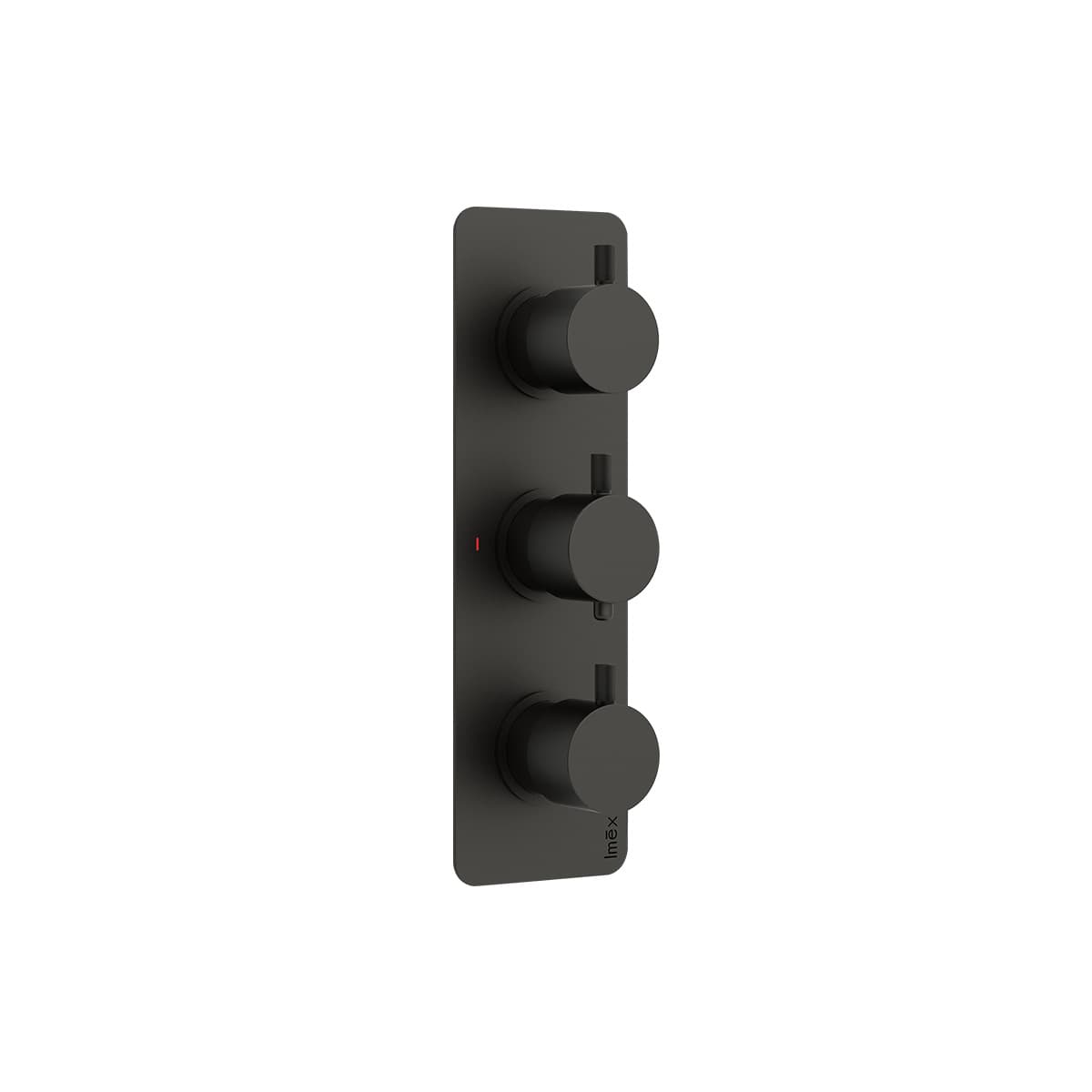 Ravine Chrome Three Handle, Three Outlet, Concealed Thermostatic Shower view 3