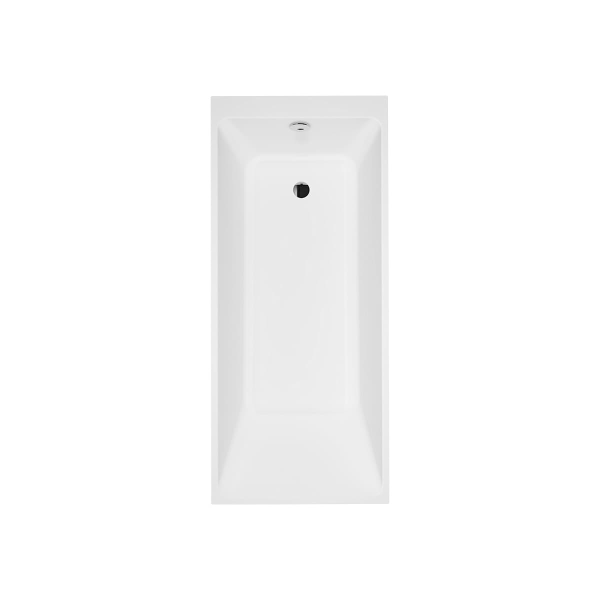 Reinforced Quadro Slim Edge Single Ended Bath 1600x700mm