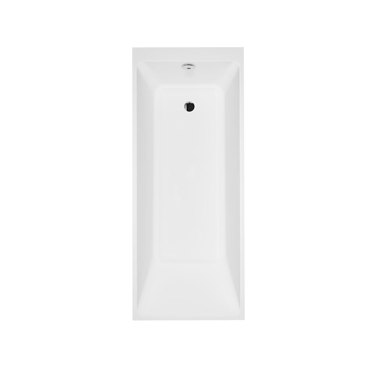 Reinforced Quadro Slim Edge Single Ended Bath 1700x700mm