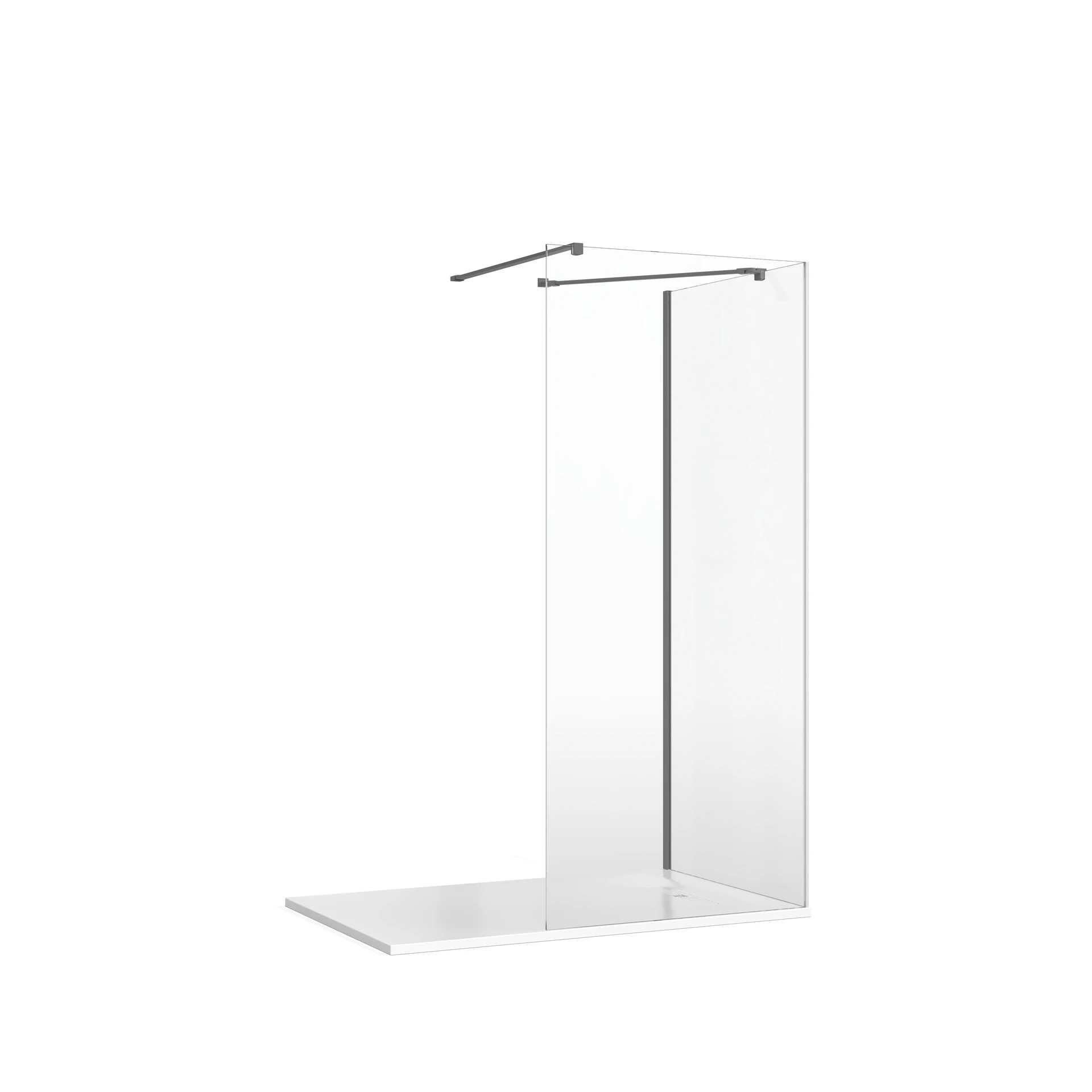 Gallery 8 Corner Shower with Angled Bracing Bar view 5