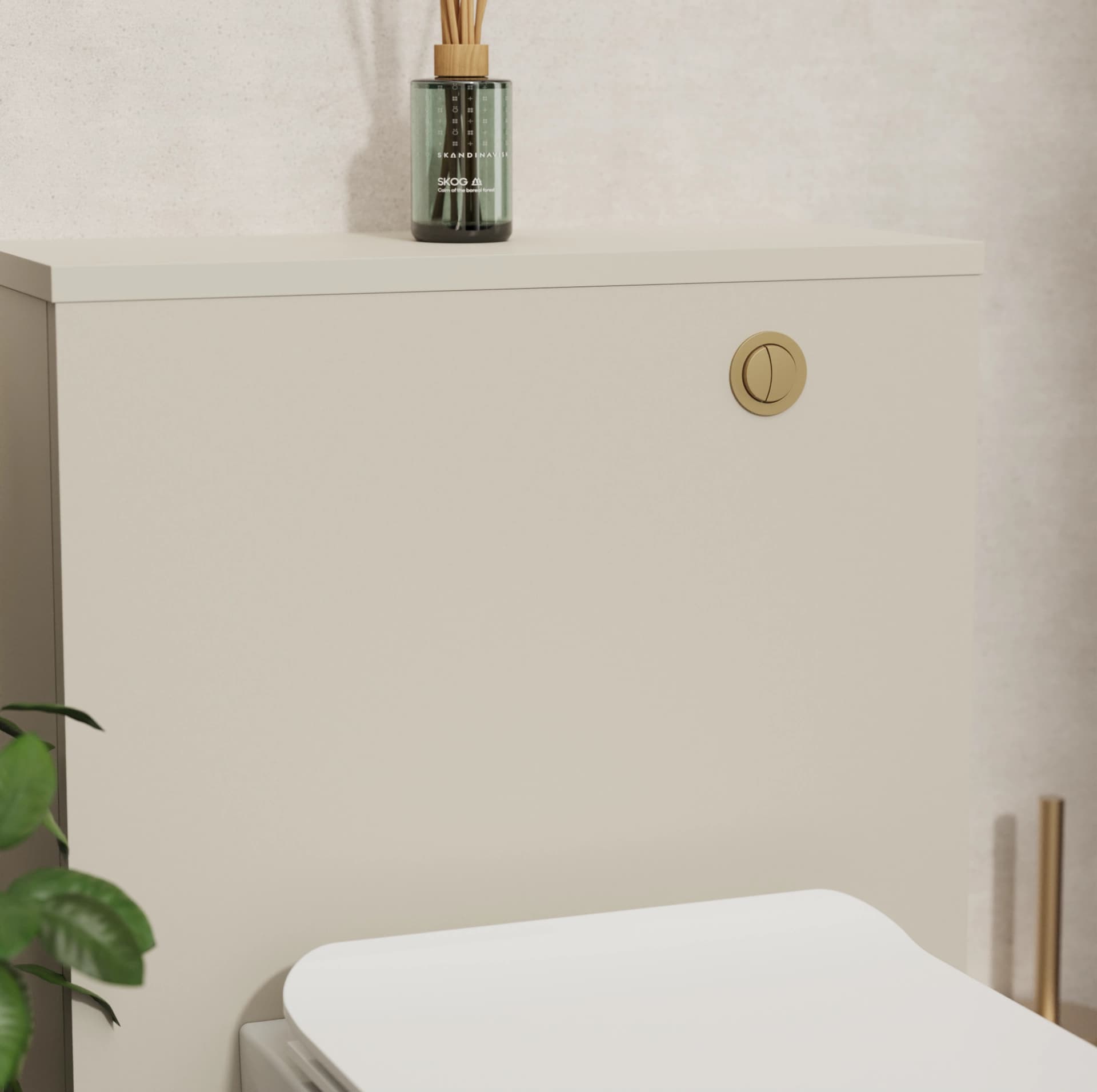 Toilet Flush Button