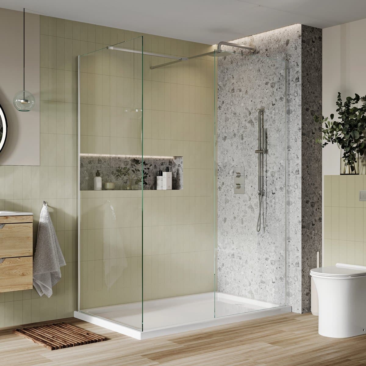 S8 Wetroom Panel 1200
