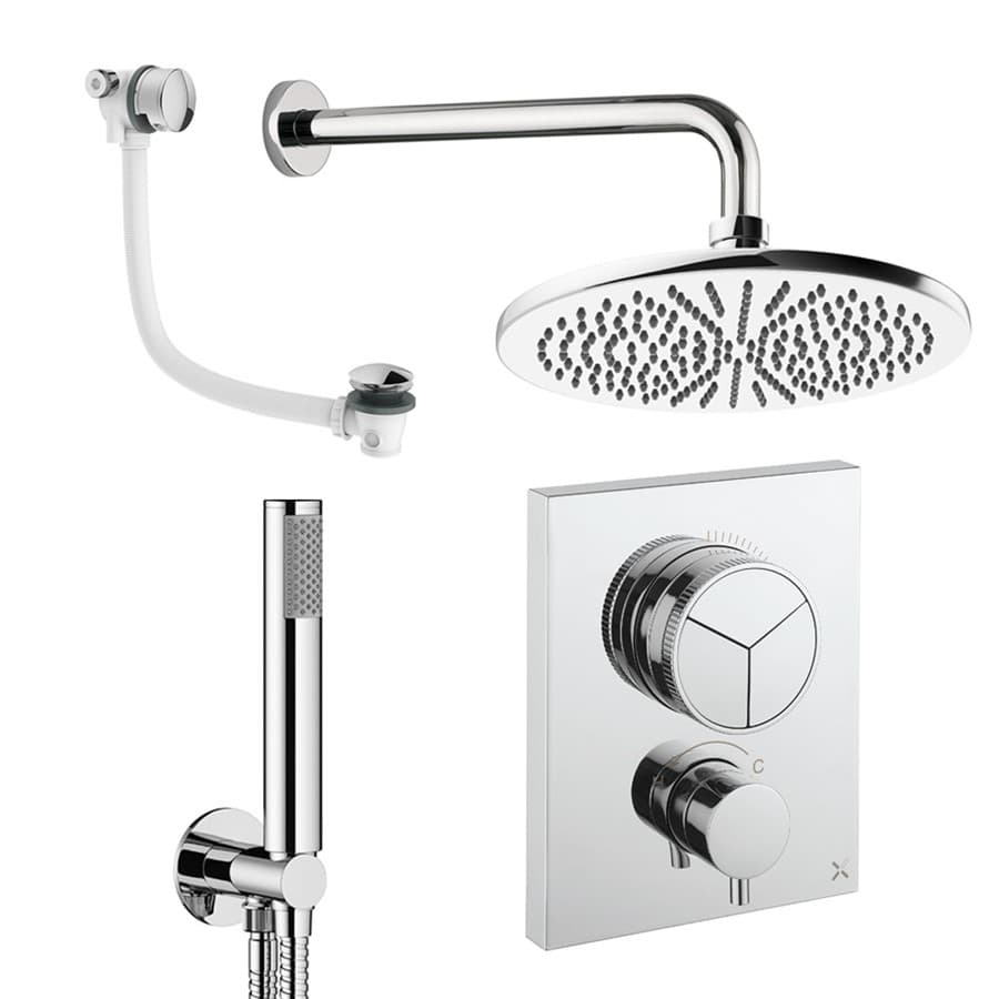Push Shower Set 7 300mm