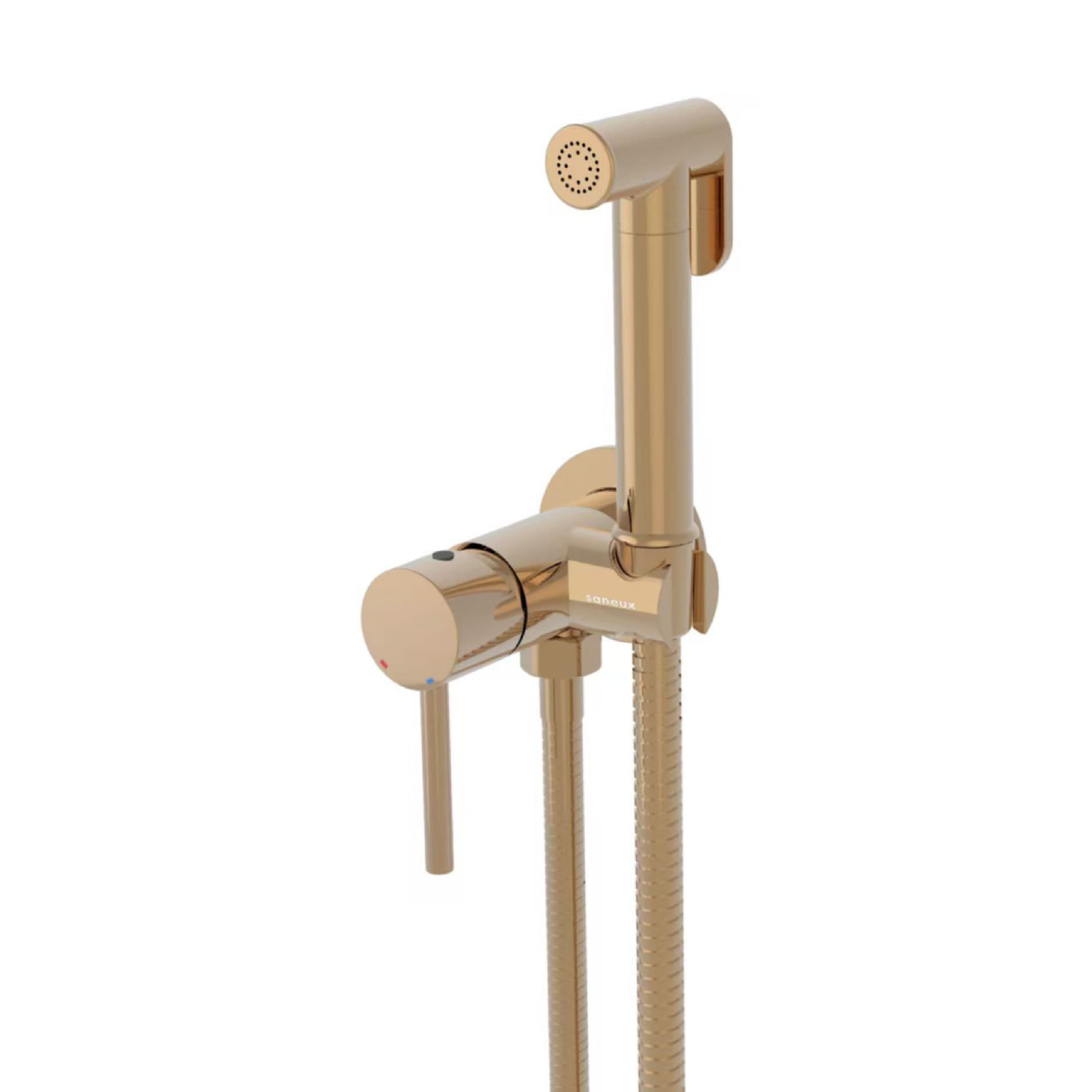 COS Douche Kit with Classic Handle - Brushed Bronze